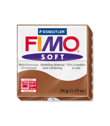 Pasta staedtler fimo soft 57 gr color caramelo