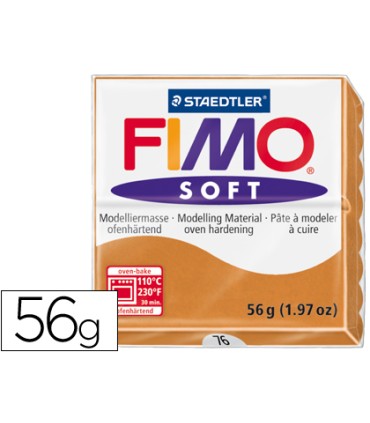 Pasta staedtler fimo soft 57 gr color cognac