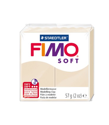 Pasta staedtler fimo soft 57 gr color tierra