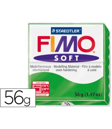 Pasta staedtler fimo soft 57 gr color verde tropical