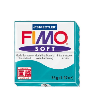 Pasta staedtler fimo soft 57 gr color verde menta