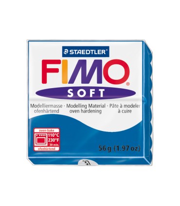 Pasta staedtler fimo soft 57 gr color azul