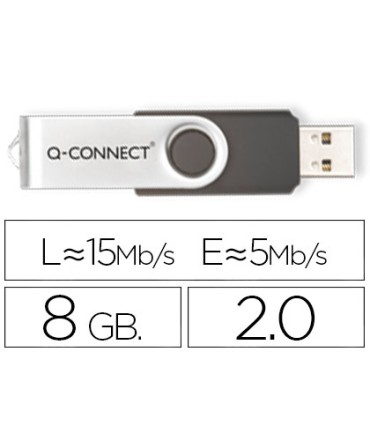 Memoria usb q connect flash 8 gb 20