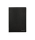 Libreta liderpapel tapa negra a5 80 hojas 60g m2 cuadro 5mm con doble margen