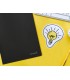 Libreta liderpapel tapa negra a4 80 hojas 60g m2 cuadro 5mm con doble margen