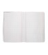 Libreta liderpapel tapa negra a4 80 hojas 60g m2 cuadro 5mm con doble margen