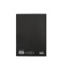 Libreta liderpapel tapa negra a4 80 hojas 60g m2 cuadro 5mm con doble margen
