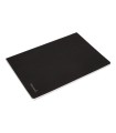 Libreta liderpapel tapa negra a4 80 hojas 60g/m2 cuadro 5mm con doble margen