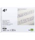 Bloc musica liderpapel pentagrama 4mm cuarto 20 hojas 100g m2