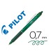 Boligrafo pilot frixion clicker borrable 07 mm color verde