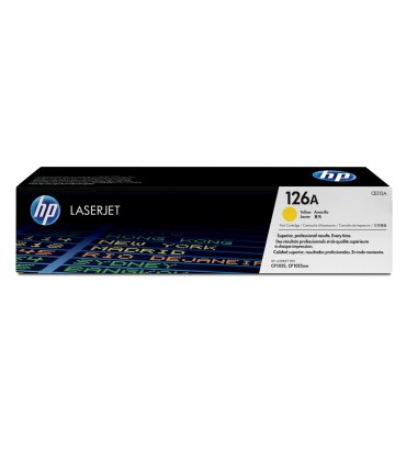 Toner hp laserjet cp1025 mfp m175a ce312a amarillo 1000 pag