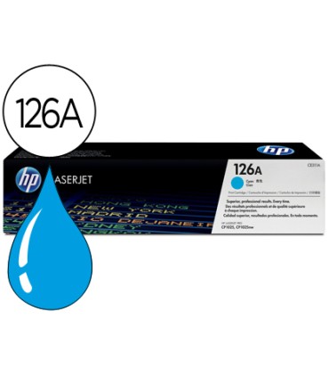 Toner hp laserjet cp1025 mfp m175a ce311a cian 1000 pag 