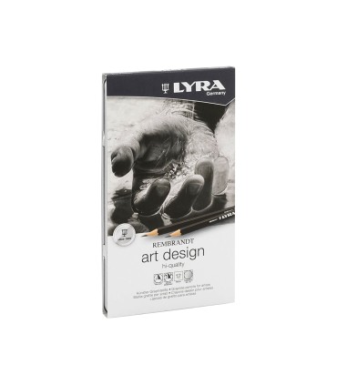 Lapices de grafito lyra rembrand art design caja de 12 graduaciones 6b 5b 4b 3b 2b b hb f h 2h 3h 4h