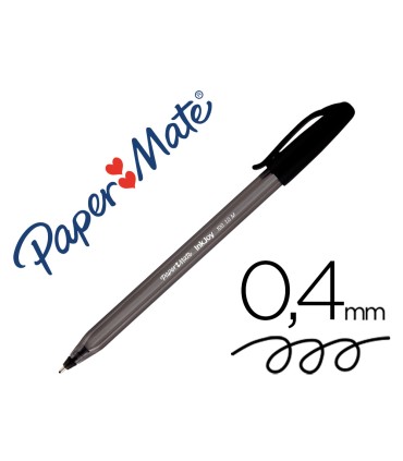 Boligrafo paper mate inkjoy 100 punta media trazo 1mm negro