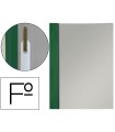 Carpeta dossier fastener pvc esselte folio verde