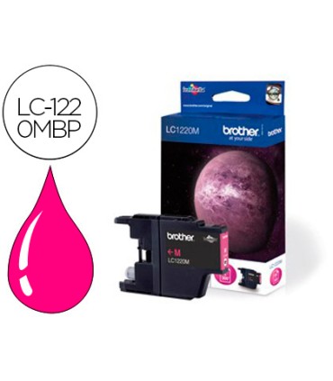 Ink jet brother lc 1220 mfc j430w dcp j725w j925w magenta 300 pag