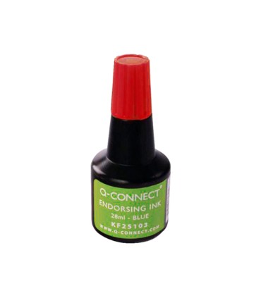 Tinta tampon q connect rojo bote 28 ml