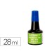 Tinta tampon q connect azul bote 28 ml