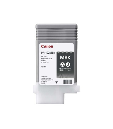 Ink jet canon pfi 102mbk ink tank negro mate