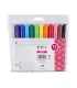 Rotulador liderpapel jumbo bolsa 12 unidades colores surtidos