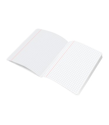 Libreta liderpapel scriptus a5 48 hojas 90g m2 cuadro 8mm con margen