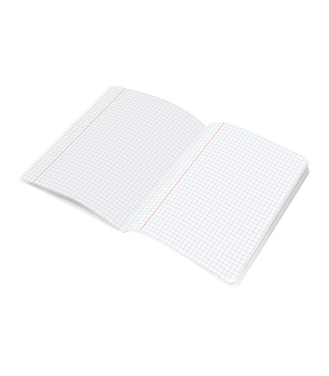 Libreta liderpapel scriptus a5 48 hojas 90g m2 cuadro 6mm con margen