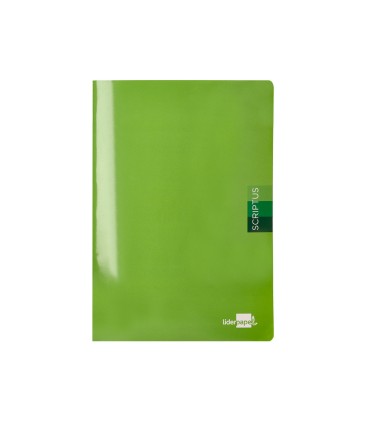 Libreta liderpapel scriptus a4 48 hojas 90g m2 cuadro 3mm con margen