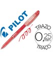 Boligrafo pilot frixion point punta de aguja color rojo