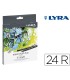 Rotulador lyra aqua brush duo caja de 24 colores