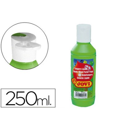 Tempera liquida jovi escolar 250 ml verde medio