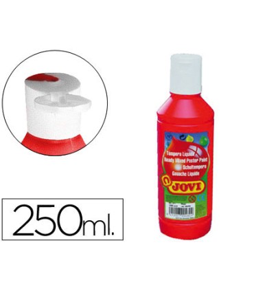 Tempera liquida jovi escolar 250 ml bermellon