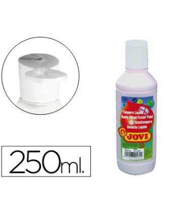 Tempera liquida jovi escolar 250 ml blanco