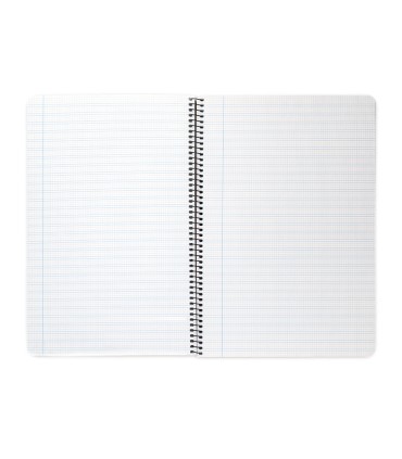 Cuaderno espiral liderpapel folio pautaguia tapa blanda 80h 75 gr cuadro pautado 25mm con margen colores surtidos