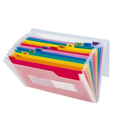 Carpeta liderpapel clasificador fuelle polipropileno din a5 spectrafile