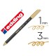 Rotulador edding punta fibra 1200 oro n 53 punta redonda 1 3 mm