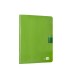 Libreta liderpapel scriptus a5 48 hojas 90g m2 cuadro 4mm con margen color verde