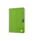 Libreta liderpapel scriptus a5 48 hojas 90g m2 cuadro 4mm con margen color verde