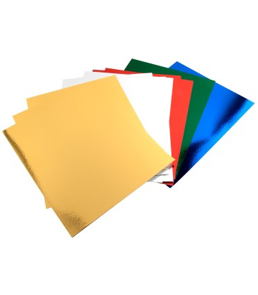 Bloc trabajos manuales liderpapel cartulina metalizada 240x315mm 10 hojas colores surtidos