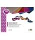 Bloc trabajos manuales liderpapel cartulina metalizada 240x315mm 10 hojas colores surtidos