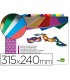 Bloc trabajos manuales liderpapel cartulina metalizada 240x315mm 10 hojas colores surtidos