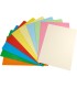 Papel color liderpapel a4 80gr 25 colores surtidos paquete de 100 hojas