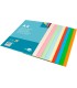 Papel color liderpapel a4 80gr 25 colores surtidos paquete de 100 hojas