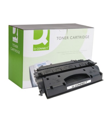 Toner q connect compatible hp ce505x para laserjet negro 6500 paginas