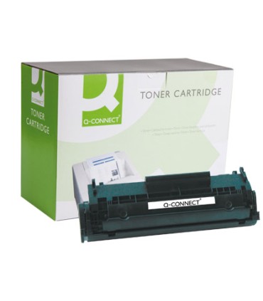 Toner q connect compatible hp q2612a para laserjet 1010 2000pag negro