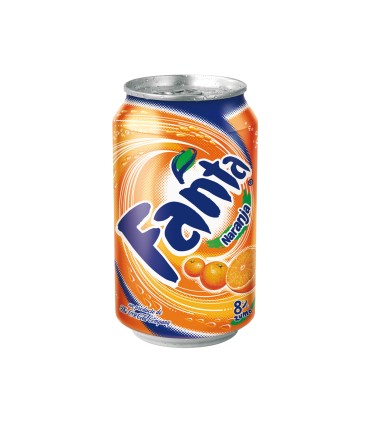 Refresco fanta naranja lata 330 ml