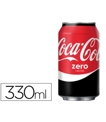 Refresco coca cola zero lata 330 ml