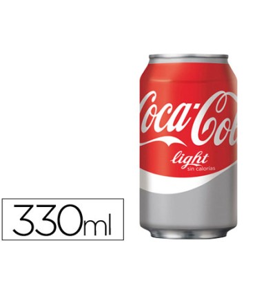 Refresco coca cola light lata 330 ml