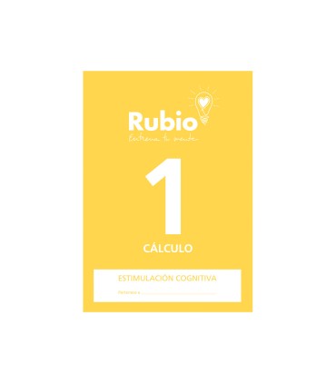 Cuaderno rubio entrena tu mente estimulacion cognitiva calculo 1