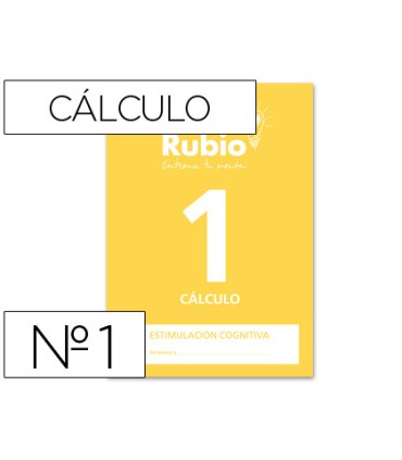 Cuaderno rubio entrena tu mente estimulacion cognitiva calculo 1