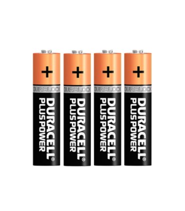 Pila duracell alcalina plus aaa blister con 4 unidades